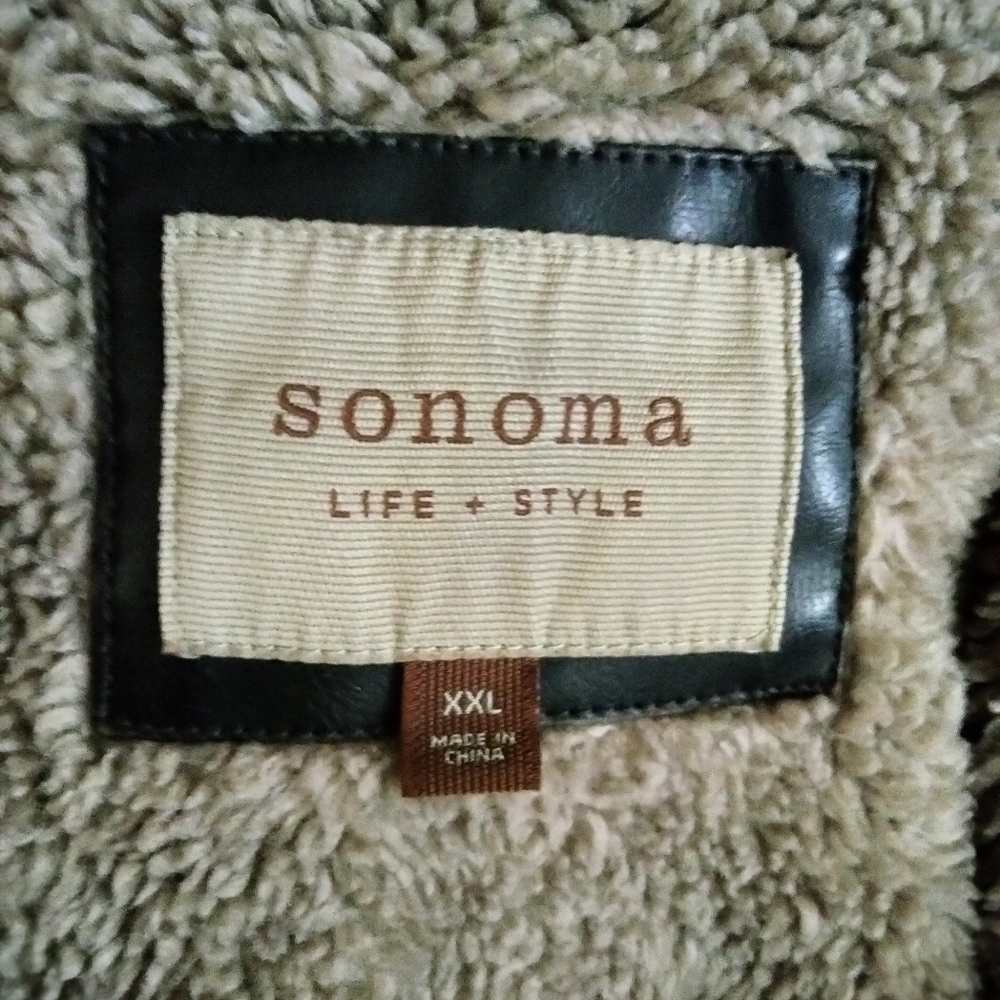 Sonoma men's leather jacket